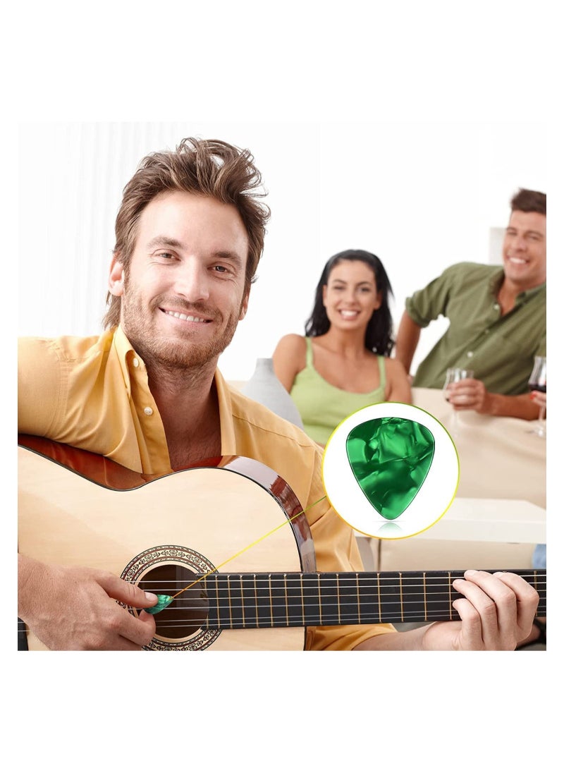 SYOSI 300Pcs Guitar Picks Celluloid Guitar Pick Plectrums Guitar Picks for Acoustic Guitar Plectrum Guitar Pick Acoustic Guitar Picks for Electric Guitars 0.46mm 0.71mm 0.96mm  - Image 2