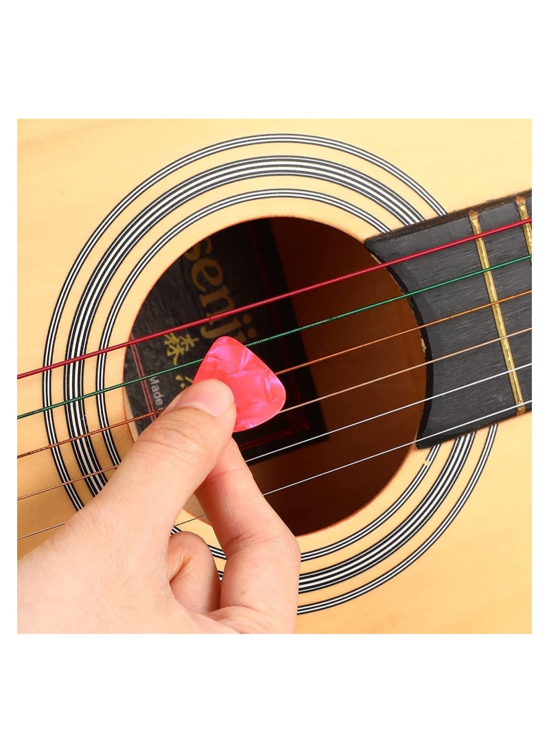 SYOSI 300Pcs Guitar Picks Celluloid Guitar Pick Plectrums Guitar Picks for Acoustic Guitar Plectrum Guitar Pick Acoustic Guitar Picks for Electric Guitars 0.46mm 0.71mm 0.96mm  - Image 3