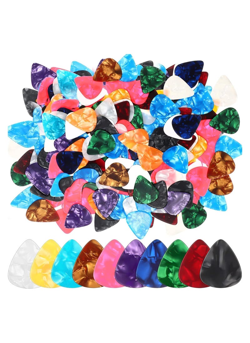 SYOSI 300Pcs Guitar Picks Celluloid Guitar Pick Plectrums Guitar Picks for Acoustic Guitar Plectrum Guitar Pick Acoustic Guitar Picks for Electric Guitars 0.46mm 0.71mm 0.96mm  - Image 1