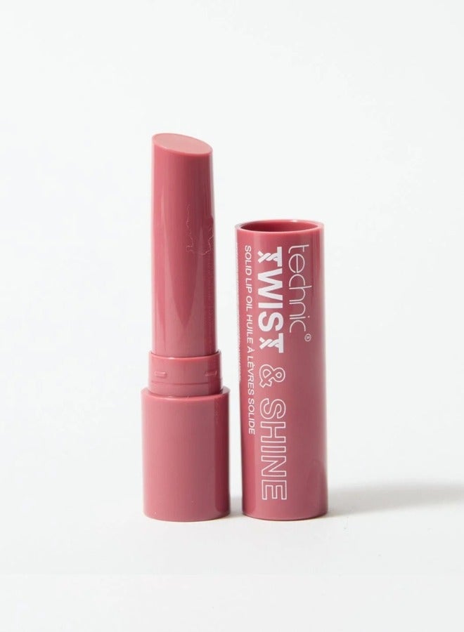 Technic زيت شفاه تكنيك تويست آند شاين - وردي نود - Image 1