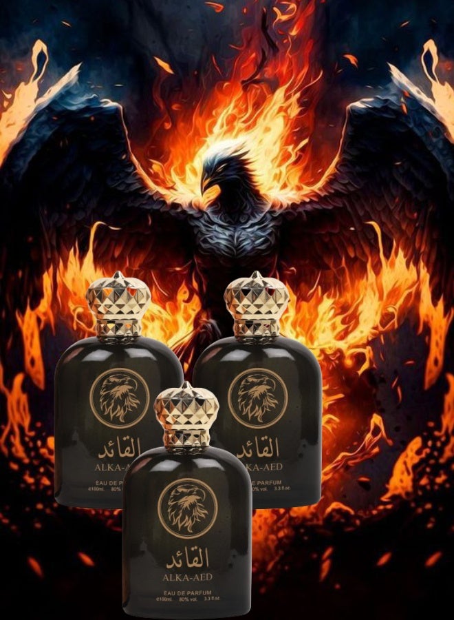 الفخر 3 قطع عطر القائد 100مل - Image 1