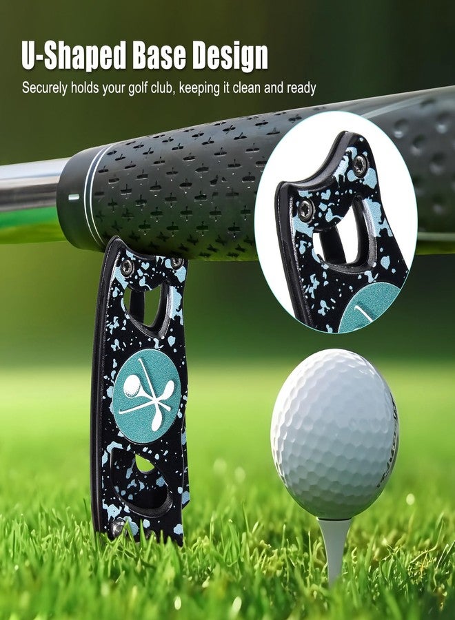 SYNATANA Golf Divot Repair Tool, 3 in 1 Compact Ball Marker Divot Tool, Foldable Golf Divot Tool for Repair & Maintain Green, Golf Essential, Ideal Gift for Golf Enthusiasts Black, 1 Pack - Image 5