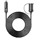 Energeaster 12FT 12V Cigarette Lighter Extension Cord 16AWG Male to Female Socket 72W6A Extension Cable with LED Light for Air Compressors Mini Fridges Car Vacuums and Other 12V Devices - Image 2