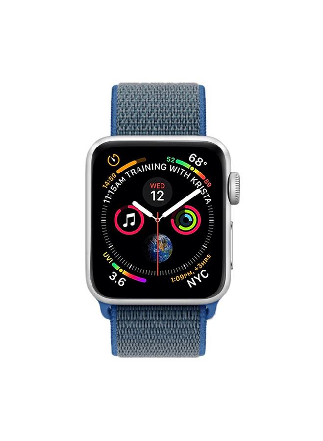 إيروريكس سوار بديل لساعة Apple Watch مقاس 46 مم / 49 مم / 45 مم / 44 مم سوار ساعة نايلون بسيط وأنيق مع عصا سحرية - Image 3