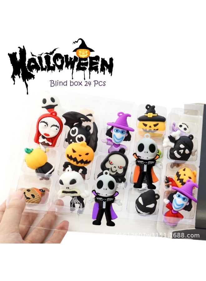 Loquat Independent Station Explosions  Doll Advent Calendar Contains 24 Gifts Countdown Blind Box-Color: E - Image 4