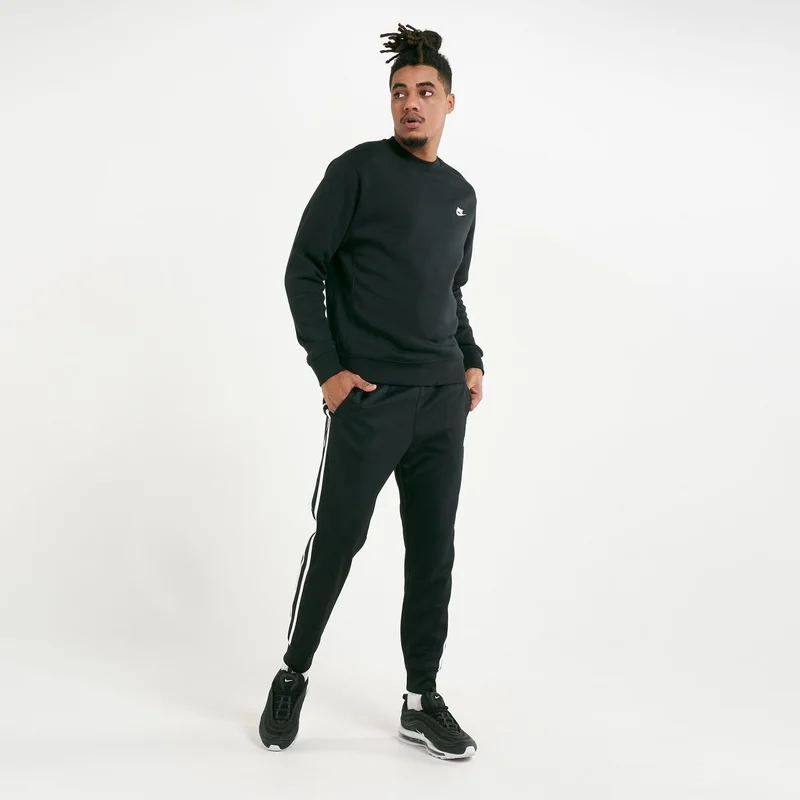 Nike Black Men's Sportswear Club Fleece Crew Sweatshirt for Men | Best Price UAE