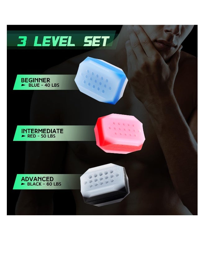 Generic Jawline Exerciser for Men & Women, 6Pcs Jaw Exerciser Gum, Silicone Jaw Exerciser Tablets, Jaw Trainer Jawline Shaper, Face Slimming Tools, for Beginner, Intermediate & Advanced Users  - Image 2