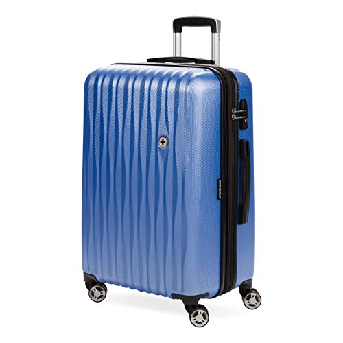 SWISSGEAR حقائب سويس جير 7272 إينرجي القابلة للتوسيع مع عجلات دوارة وقفل TSA، لون أزرق بيري وينكل، حجم متوسط 24 إنش - Image 1
