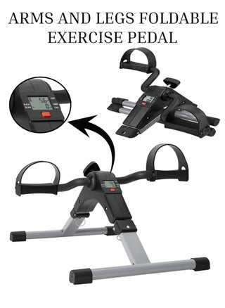 Arm and leg multipurpose Pedal exerciser with variable resistance nonslip feet holder and adjustable home fitness equipment with dual function and digital display - pzsku/Z3DE2D653B80F27044110Z/45/_/1699709789/d45c5d06-788f-4c2f-822f-b4c6a371be3e