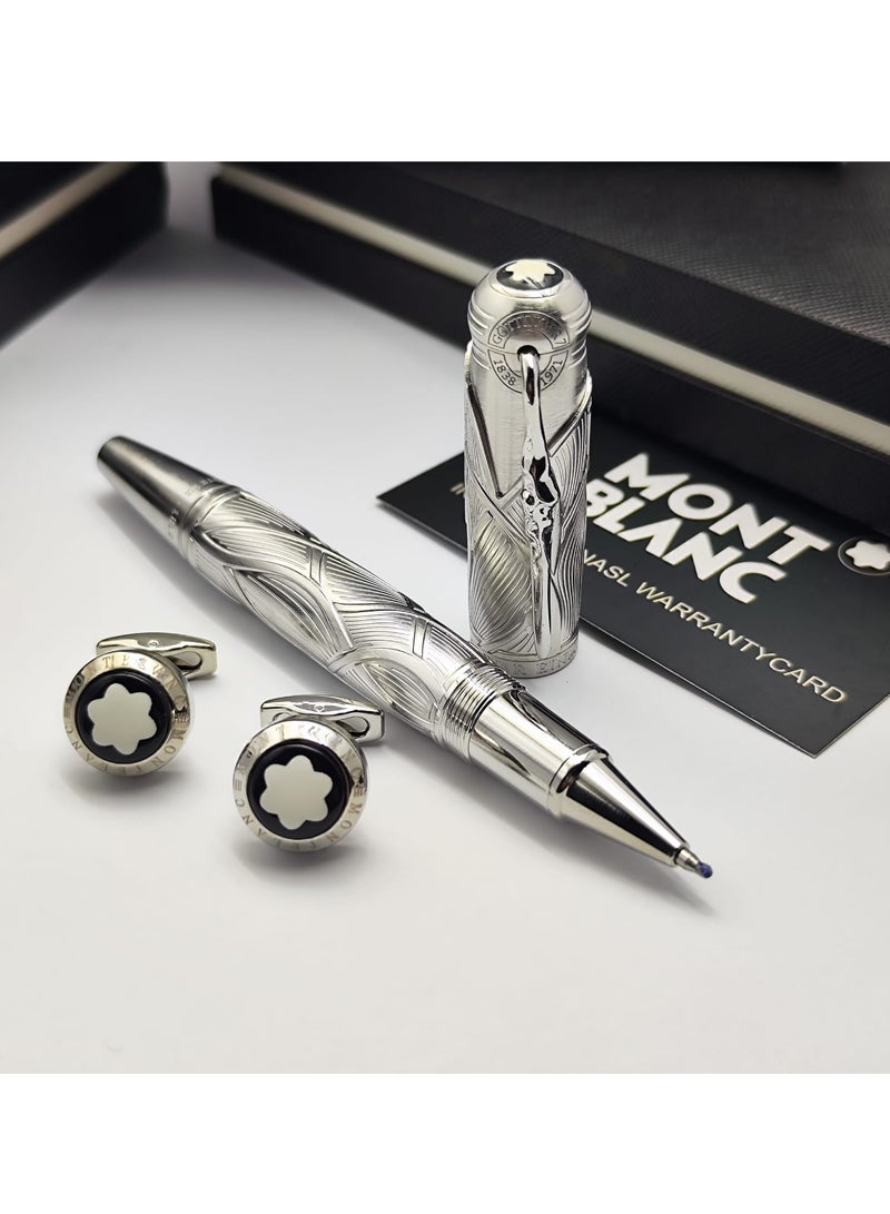 Mont Blanc Mont Blanc pen and cufflink  Estelle Estelle  New latest version  Mont Blanc   💎 ⚡️First class 