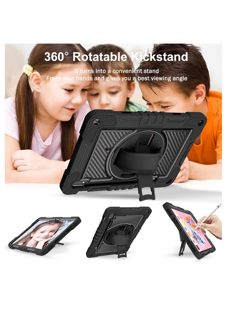 Ultra-thin case for Samsung Tab s9/s9FE tablet protective case s9plus/s9FE+ silicone rotating shockproof durable protective case durable 360 ​​degree rotating stand shell tablet shell - Image 4