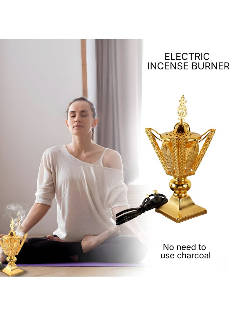 Premium Electric Incense Oud Holder Luxurious design for Home and Office Fragrance - Image 3