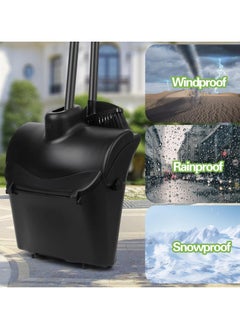 NextWave Broom and Dustpan Set Large Size and Stiff Broom Dust pan with Long Handle Upright Stand Up Dustpan And Brush Floor Cleaning Dustpan Set For Home Kitchen Office Courtyard Lobby Indoor & Outdoor  - Image 4