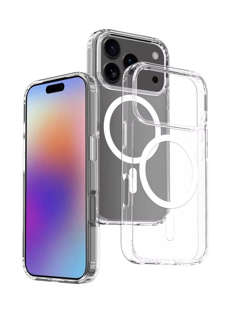 Premium Clear MagSafe Case for iPhone 17 Pro Max – Slim Transparent Shockproof Cover with Wireless Charging Support | Razavi Store UAE - Image 1