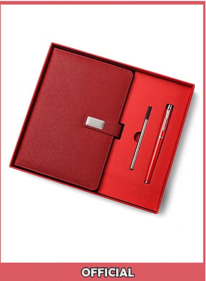 ZCM-HAPPY Premium Notebooks and Diaries Gift Box Set with Notepads Premium Ballpoint Pens Signature Pens Journal Notebook Writing Pads Custom Notebooks Professional Notepad - Image 1