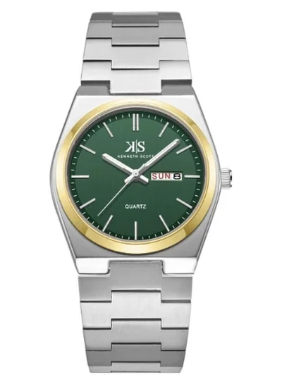 KENNETH SCOTT Men's Stainless Steel Analog Watch K24011-TBSH - 40 mm