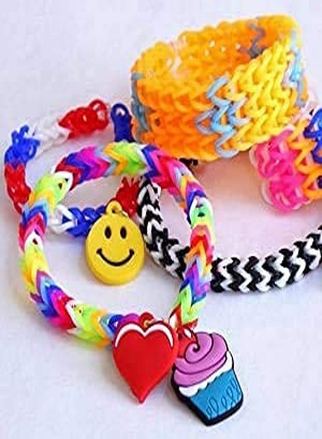 ABAJ DIY Loom Band Kit with Colorful Rubber Bands for Making Bracelets (360+ Bands, Apple Case, Multicolor) - Image 4
