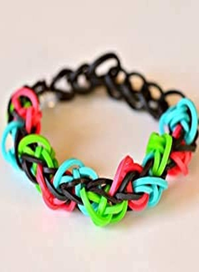 ABAJ DIY Loom Band Kit with Colorful Rubber Bands for Making Bracelets (360+ Bands, Apple Case, Multicolor) - Image 3