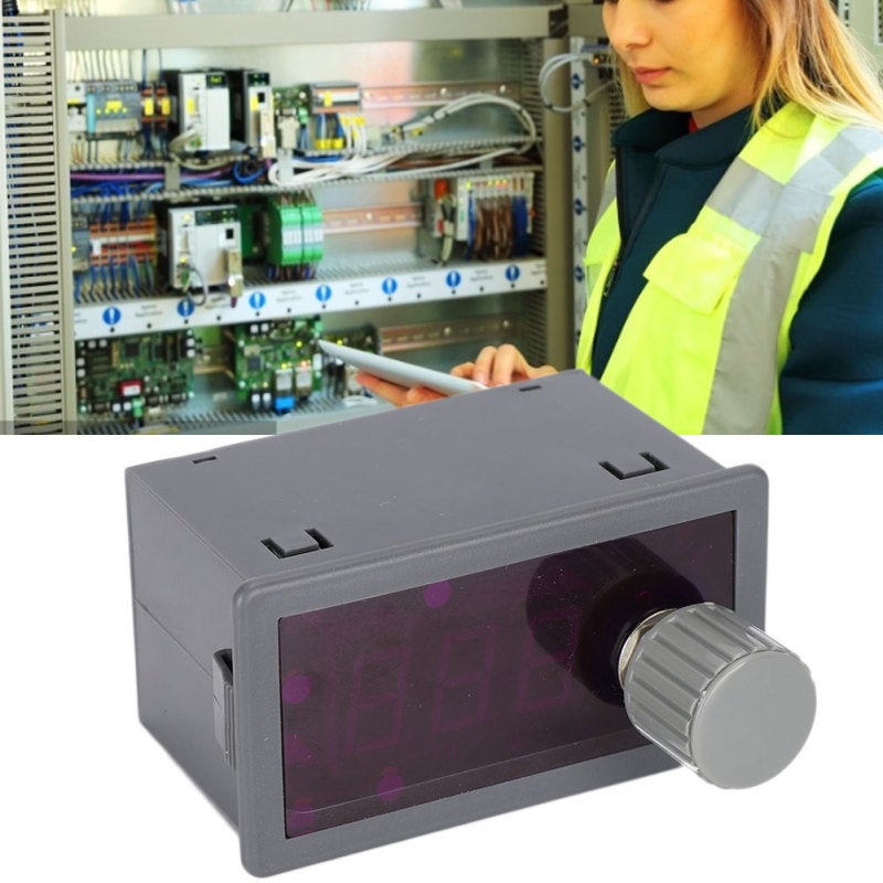 Digital Voltage Signal Generator: 0-10V Output Fully Enclosed Enclosure High Accuracy Potentiometer - Independent Operation PLC Compatible Adjustable Multiturn Potentiometer for Industrial Control - Image 3