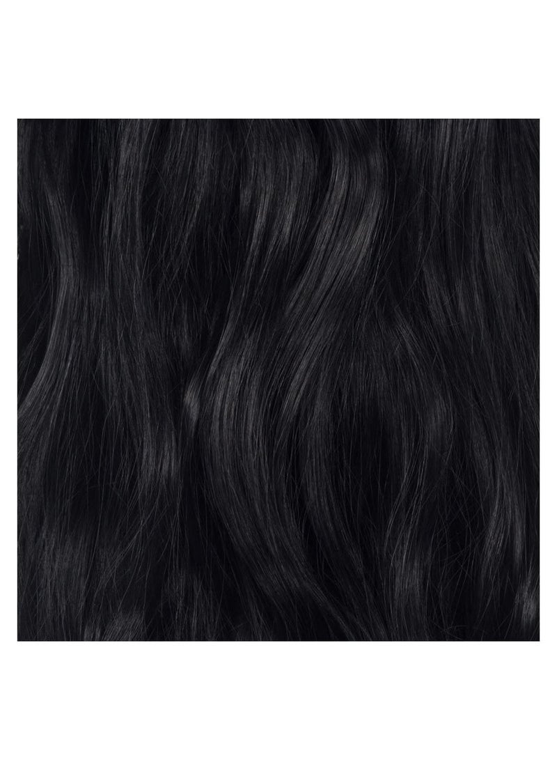 إستيل 7 قطع 16 مشابك 23 "-24" سميكة مجعد مستقيم كامل الرأس كليب في لحمة مزدوجة وصلات شعر طبيعي أسود مجعد - Image 4