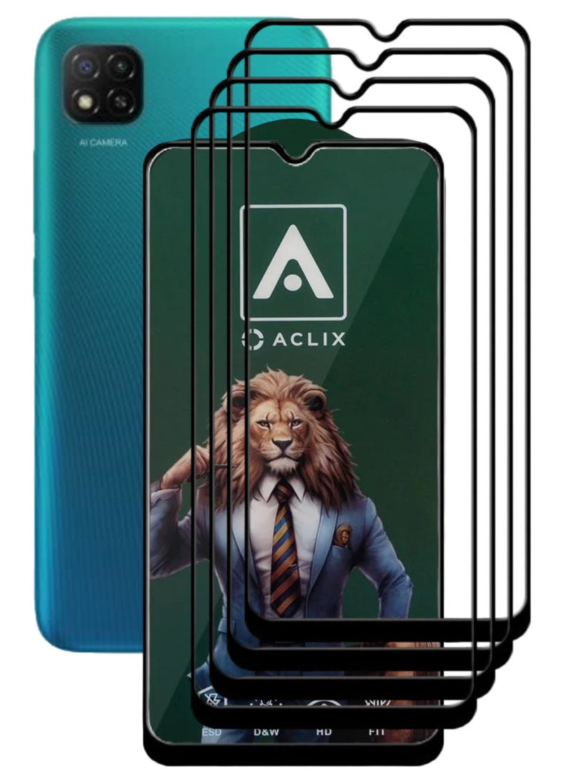 ACLIX 4 Pieces Antistatic ESD Dustproof Premium Quality High Definition Tempered Glass Screen Protector Designed For Xiaomi Redmi 9C - Image 1