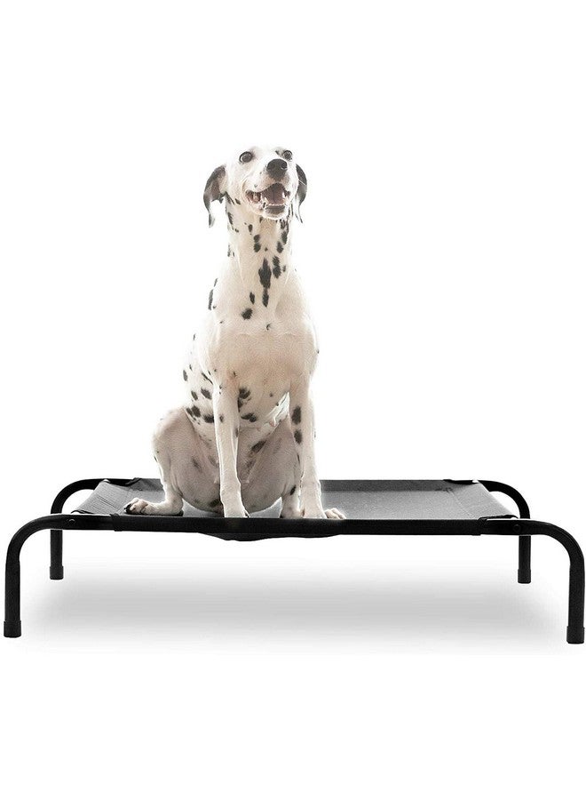 KOZI PET Elevated Fabric Dog Bed Outdoor Indoor Dog Cot, Raised Dog Beds (Large, Black) - Image 5
