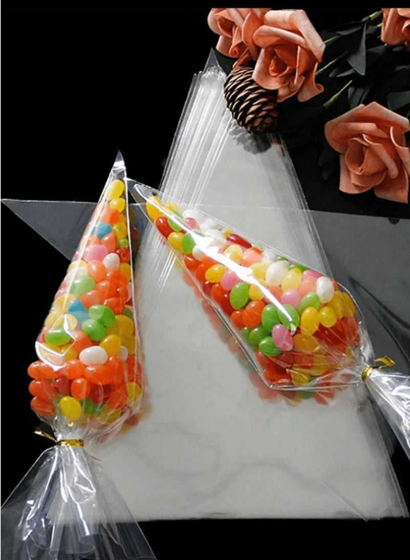 50pcs Eid Distribution Bags for Packaging Sweets, Gifts, and Food Storage with Ribbon, Perfect for Parties and Occasions. - Image 2
