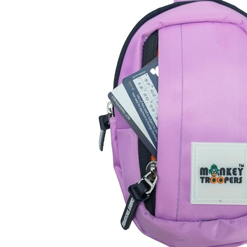 MONKEY TROOPERS Flip Crossbody Chest Bag Fanny Pack Lightweight & Tough, Spacious, Men Women, Water resistant, Quick-Access Pocket, 4L Capacity (Lavender) - Image 2