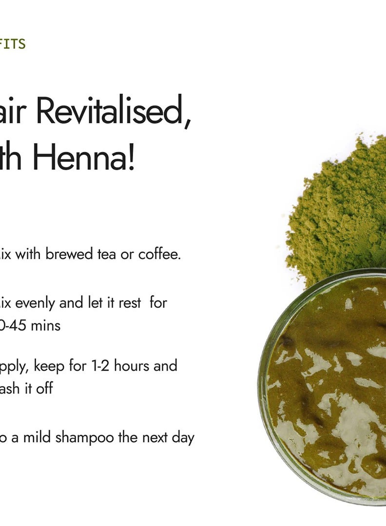 Kapiva Kapiva Hair Ritual Organic Henna Powder 100g - Image 5
