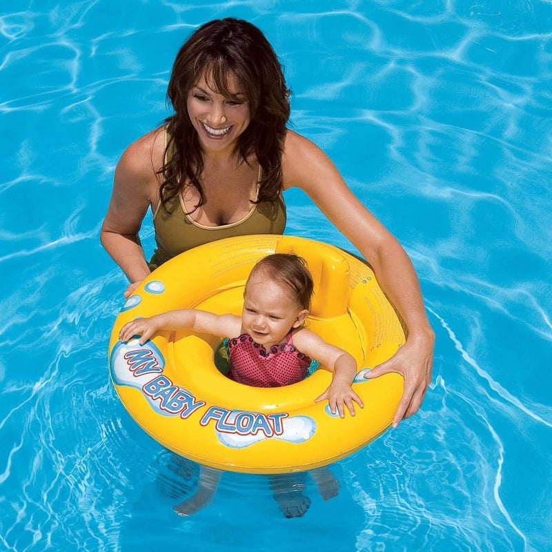 SVShoperzone Baby Float Ring Swimming Pool Toys Tube Raft for Babies Swimming Toy Stuff & Toddlers 1-3 Years | 26.5"(67 cm) | Yellow - Image 4