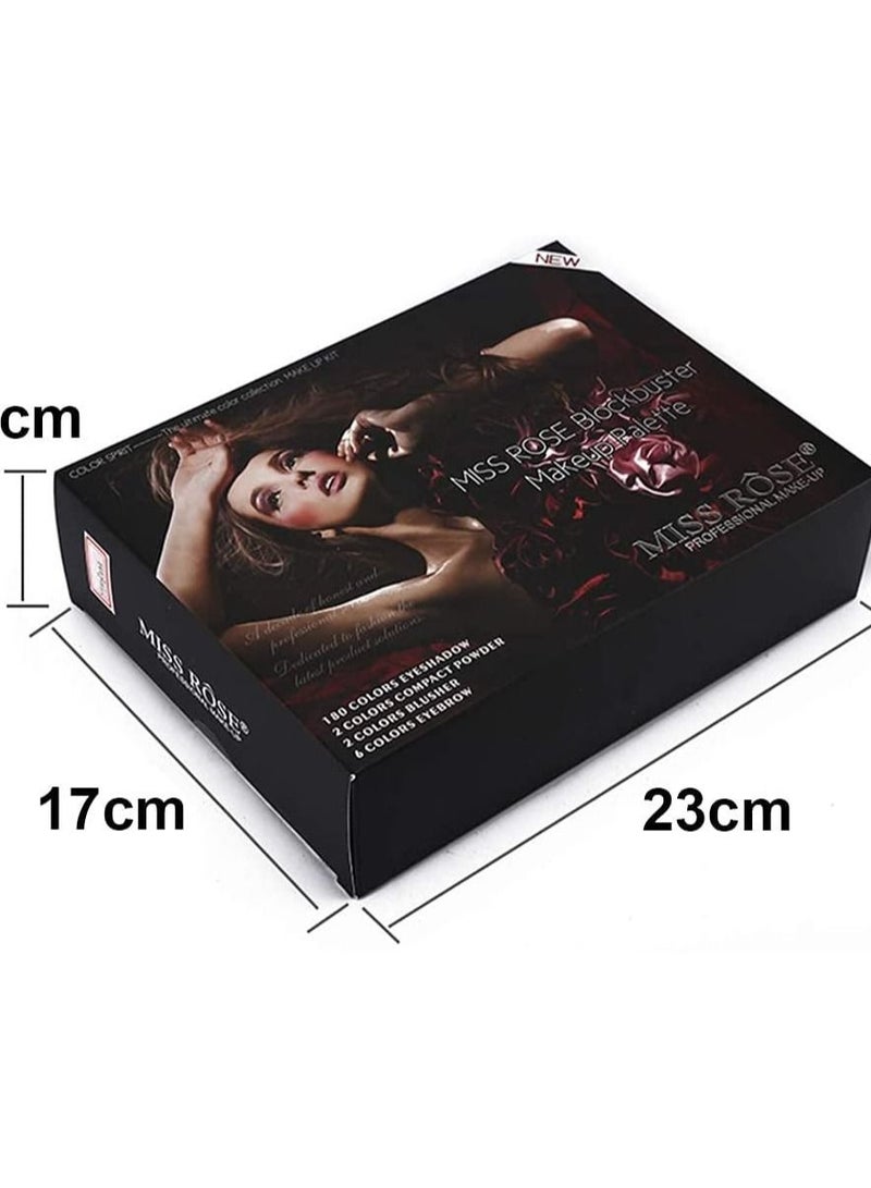 Miss Rose 180 Colors Professional Eye Shadow Palette Makeup Set - Image 5