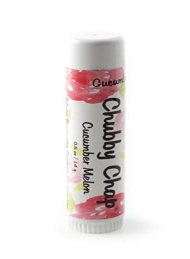 Chubby Chap - Three (3x) Large Jumbo Chapstick Natural Chapstick - 1/2 Ounce Lip Balm (Cucumber Melon) - Image 1