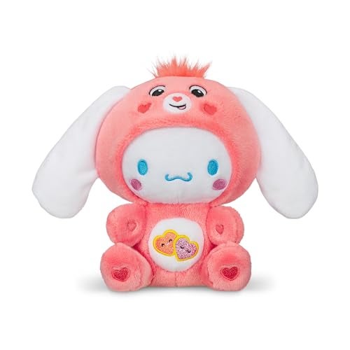 Care Bears Cinnamoroll Dressed As Love-a-Lot Bear 8" Fun-Size Plush, Pink - Soft, Huggable Bestie! – Good for Girls and Boys, Employees, Collectors, Ages 4+ - Image 1
