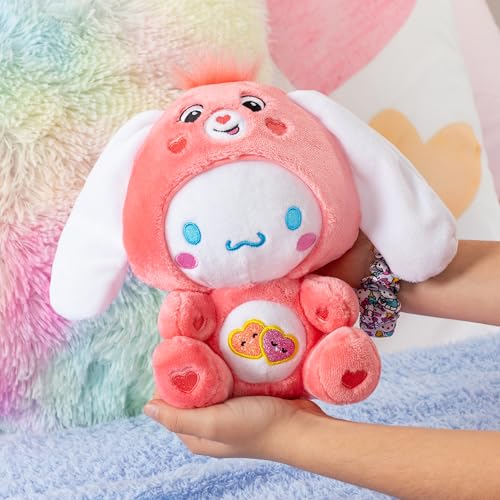 Care Bears Cinnamoroll Dressed As Love-a-Lot Bear 8" Fun-Size Plush, Pink - Soft, Huggable Bestie! – Good for Girls and Boys, Employees, Collectors, Ages 4+ - Image 3