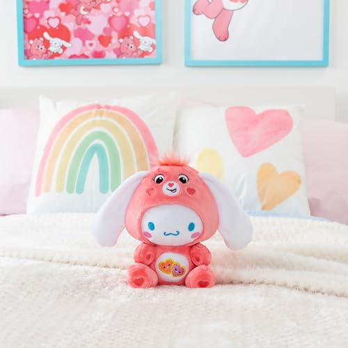 Care Bears Cinnamoroll Dressed As Love-a-Lot Bear 8" Fun-Size Plush, Pink - Soft, Huggable Bestie! – Good for Girls and Boys, Employees, Collectors, Ages 4+ - Image 5