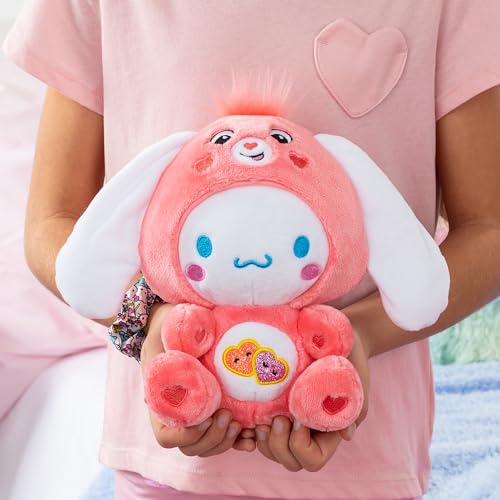Care Bears Cinnamoroll Dressed As Love-a-Lot Bear 8" Fun-Size Plush, Pink - Soft, Huggable Bestie! – Good for Girls and Boys, Employees, Collectors, Ages 4+ - Image 4