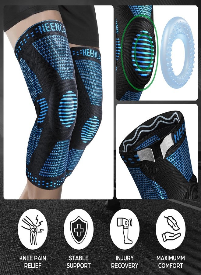 NEENCA Professional Women Knee Brace,Knee Compression Sleeve Support with Patella Gel Pads & Side Stabilizers,Medical Grade Knee Pads Sleeves for Running,Meniscus Tear,ACL,Arthritis,Joint Pain Relief - Image 3