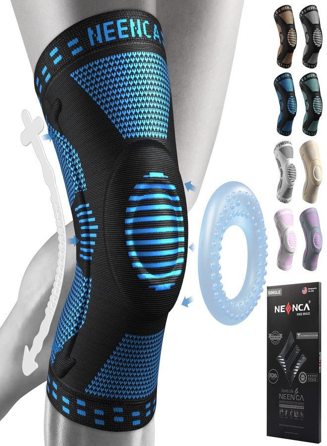 NEENCA Professional Women Knee Brace,Knee Compression Sleeve Support with Patella Gel Pads & Side Stabilizers,Medical Grade Knee Pads Sleeves for Running,Meniscus Tear,ACL,Arthritis,Joint Pain Relief - Image 1