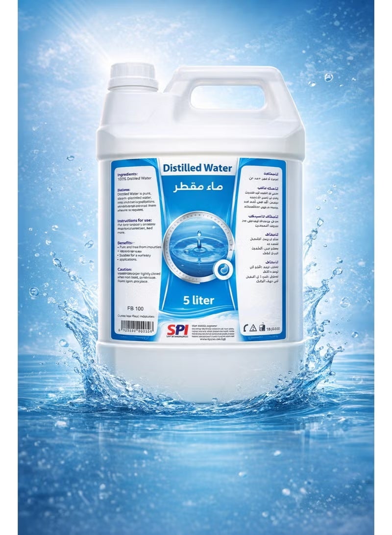 SPI Pure & Clean Medical Distilled Water 5L - Image 5