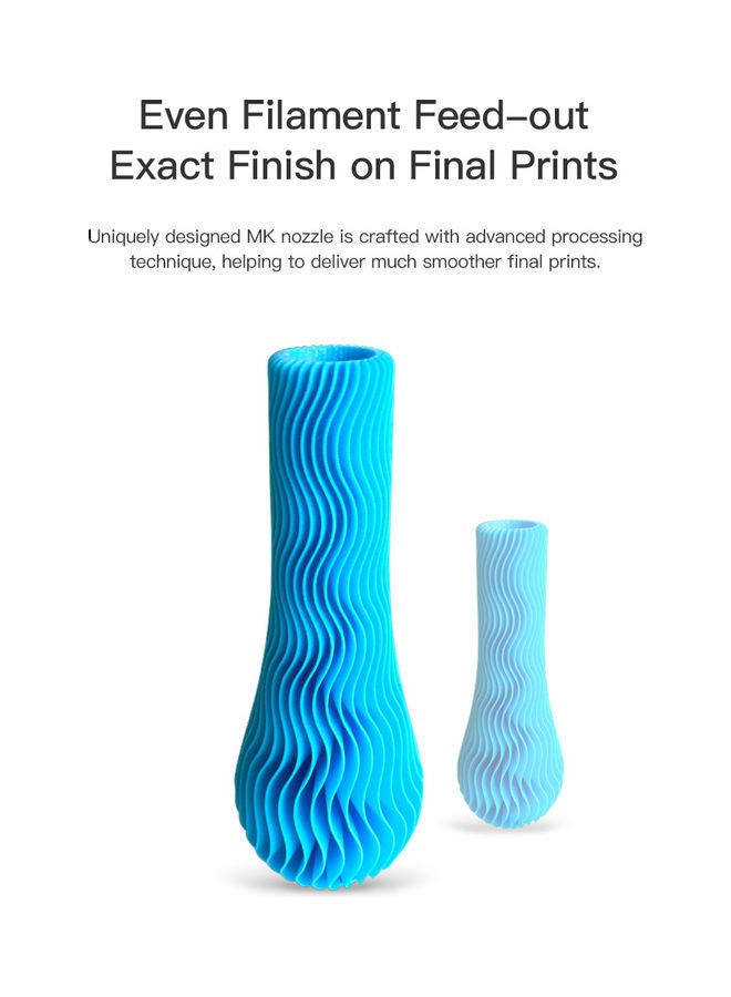 Loquat 12-Piece Extruder Brass Nozzle For 3D Printer Gold - Image 3