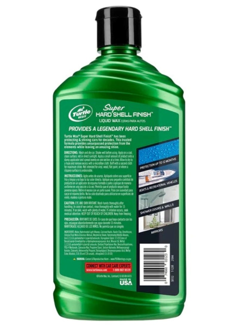 TurtleWax Carnauba Liquid Car Wax for Paint Shine and Long-Lasting Protection - 500ml  - Image 2