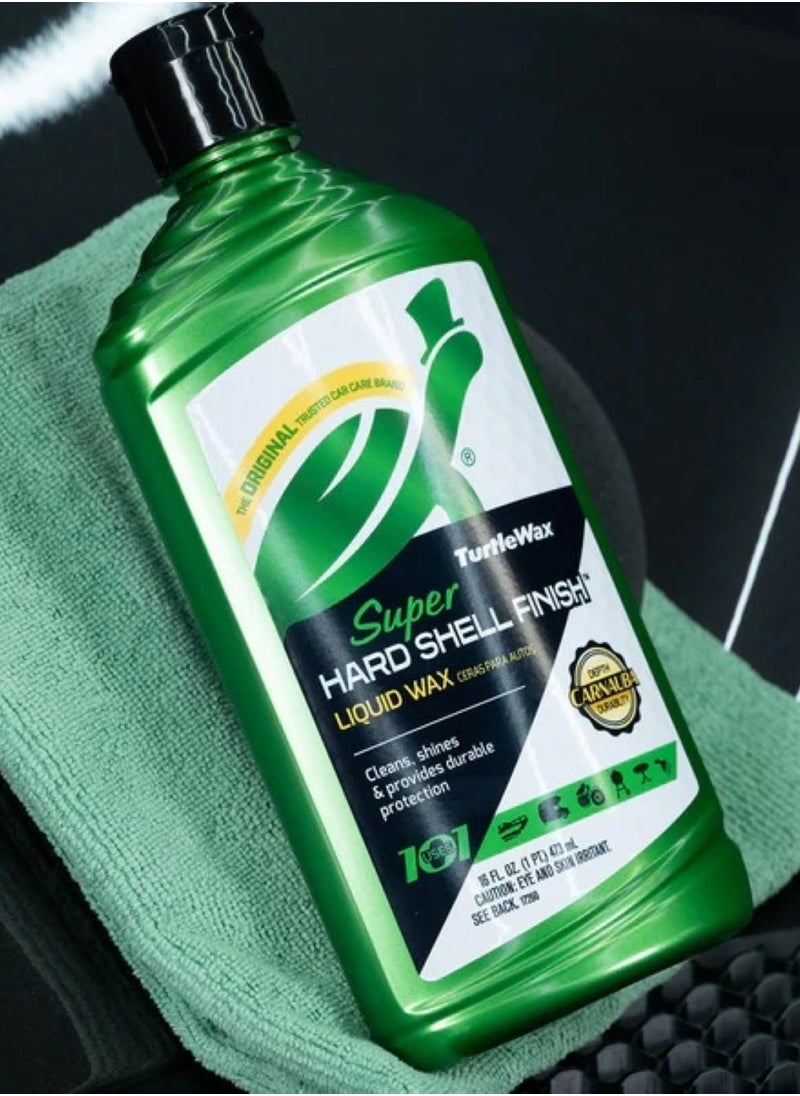 TurtleWax Carnauba Liquid Car Wax for Paint Shine and Long-Lasting Protection - 500ml  - Image 4