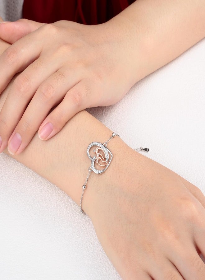 MANBU Pregnancy Gifts for First Time Mothers: Mom to be Necklace Bracelet Earrings for Expecting Women Gifts for Pregnant Wife Daughter Sister Friends (bracelet) - Image 2