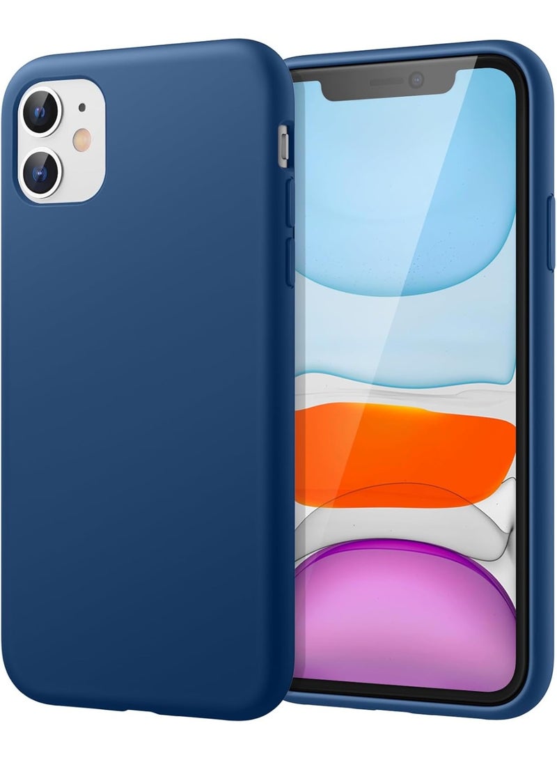 BORTONY iPhone 11 Case Liquid Silicone Anti Scratch Anti Fingerprint Soft Silky Touch Shockproof Protective Cover for Apple iPhone 11 - Image 1