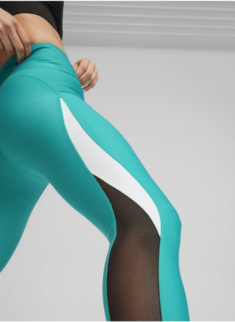 PUMA FIT EVERSCULPT Womens Green Tights  - Image 3