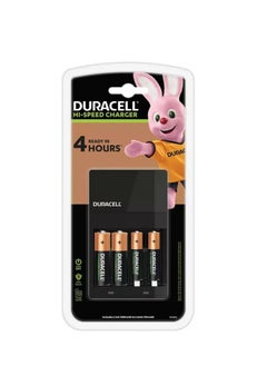 HI Speed Charger with 4 Piece Rechargeable Battery