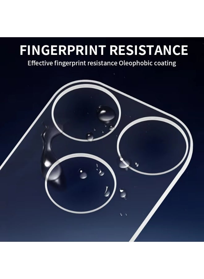 إكس ليفيل واقي عدسة كاميرا آيفون 17 برو ماكس - زجاج شفاف عالي الوضوح - شفاف - Image 5