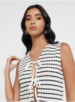 ONLY Onleva S/L Short Stripe Vest Cs Jrs  - Image 3