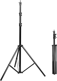JINBEI 8.6ft/ 260cm Air Cushioned Light Stand Adjustable Video Tripod,Professional Aluminum Air Cushioned Studio - Image 1