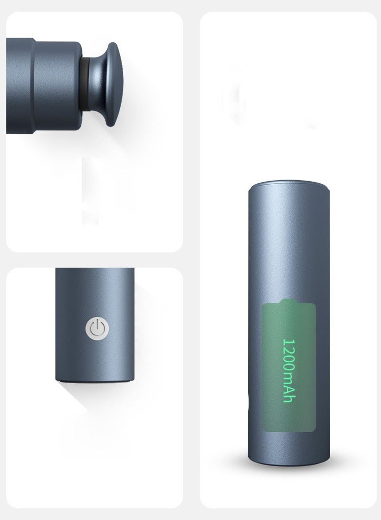 general Brushless Aluminum Alloy Mini Fascia Gun - Smart Electric Massage Gun Massager, Mini Portable Neck Film Grab Relaxation Fascia Gun - Image 2